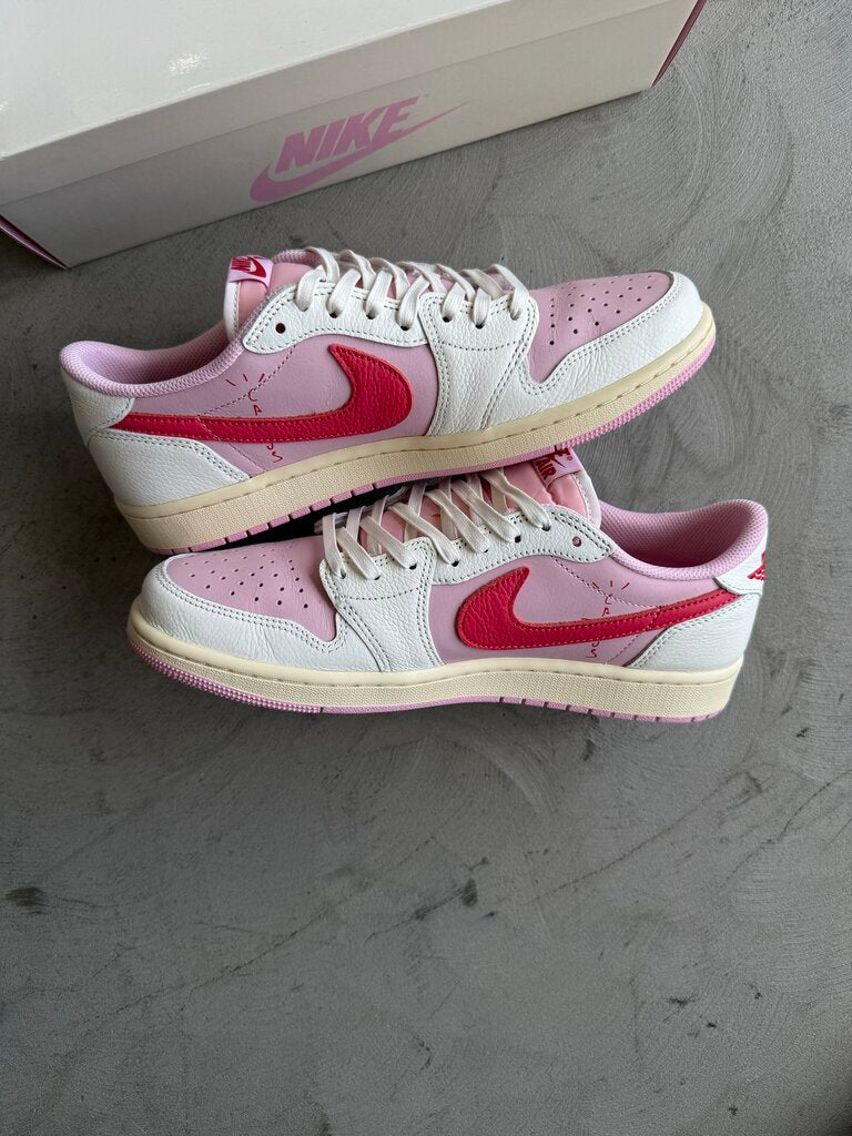 Travis Scott x Jordan 1 Sail Tropical Pink sz. 9.5