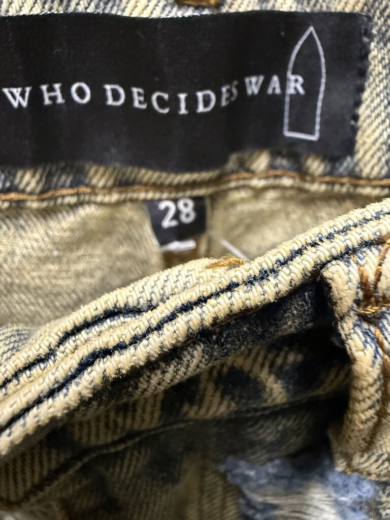 Who Decides War Navy Wave Jeans sz. 28