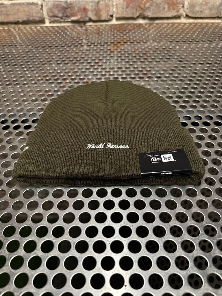 New Era X Supreme Beanie Brown