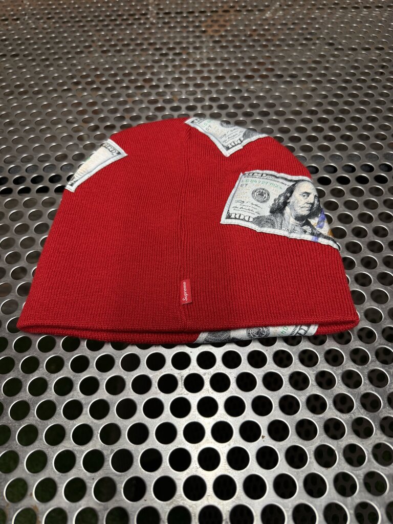 Supreme Money Beanie Red