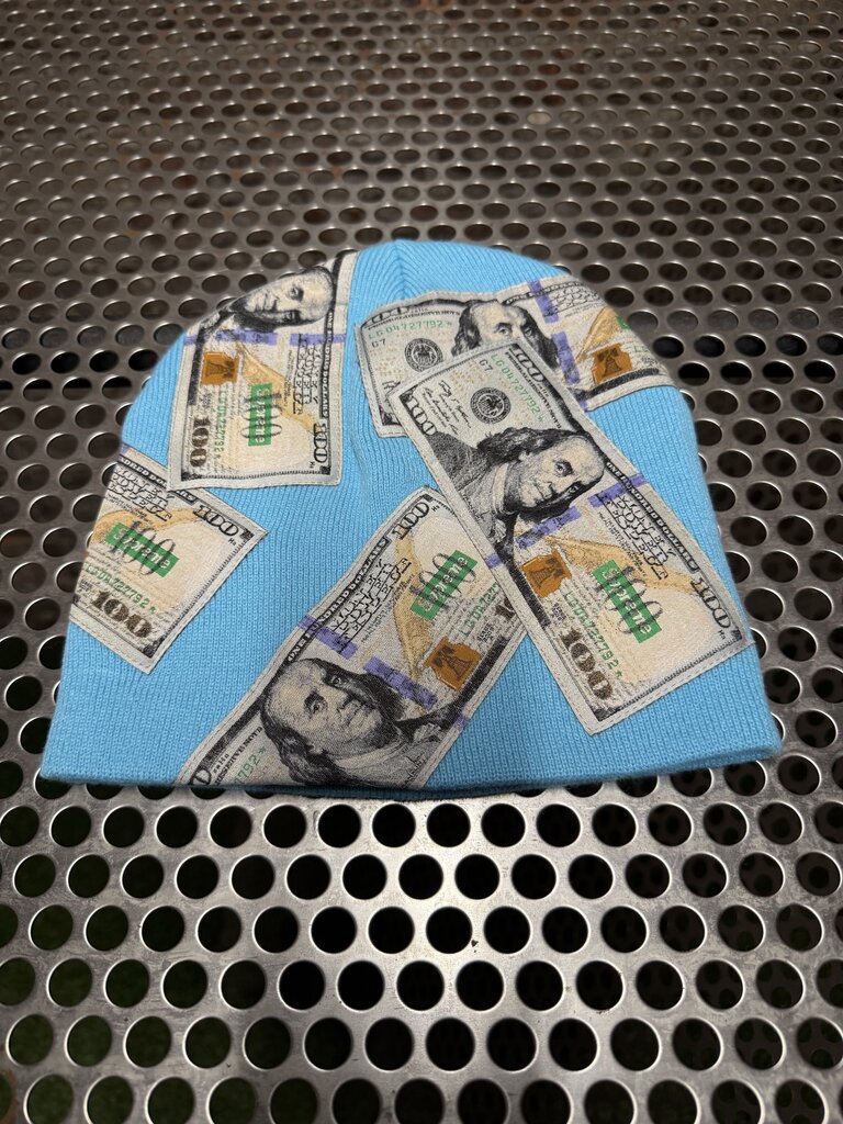 Supreme Money Beanie Light Blue