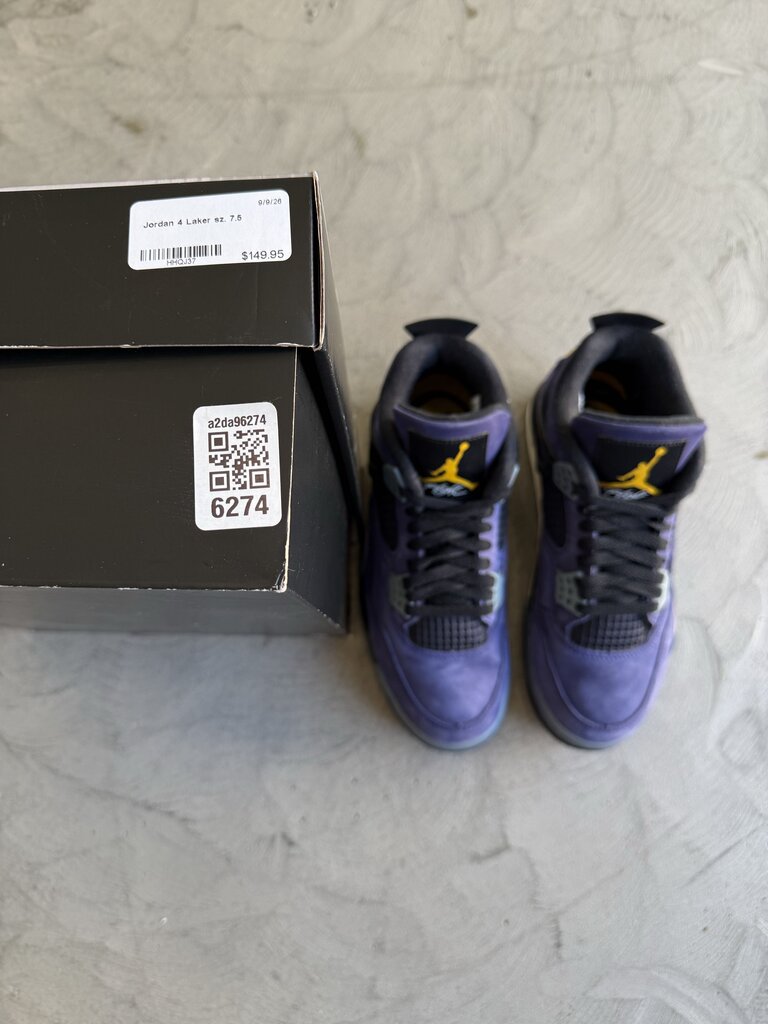 Jordan 4 Laker sz. 7.5