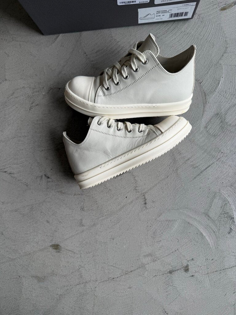 Rick Owen Low Mainline Ramones Dinge/Milk sz. 30