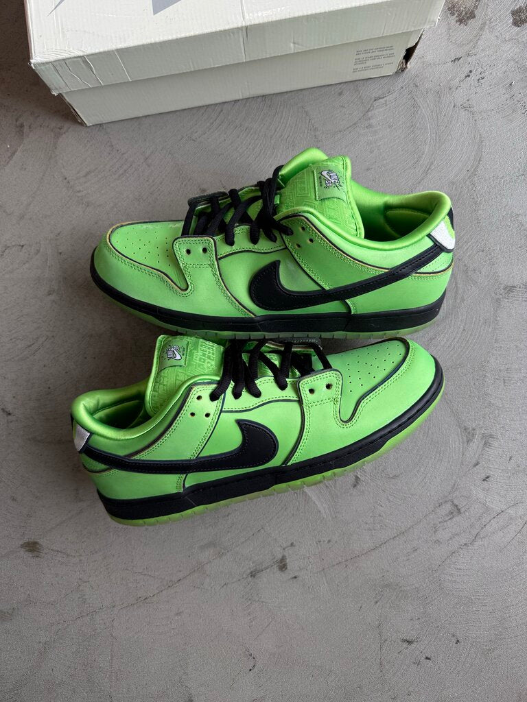 Nike SB Dunk Low The Powderpuff Girls Buttercup sz. 12