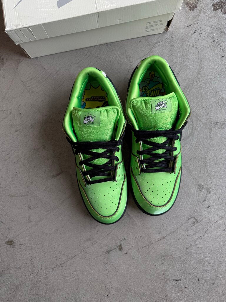 Nike SB Dunk Low The Powderpuff Girls Buttercup sz. 12