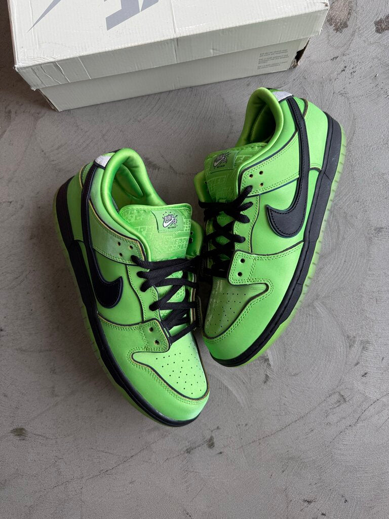 Nike SB Dunk Low The Powderpuff Girls Buttercup sz. 12