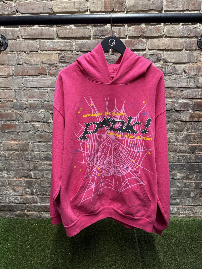 Sp5der Worldwide P*nk V2 Hoodie sz. XL