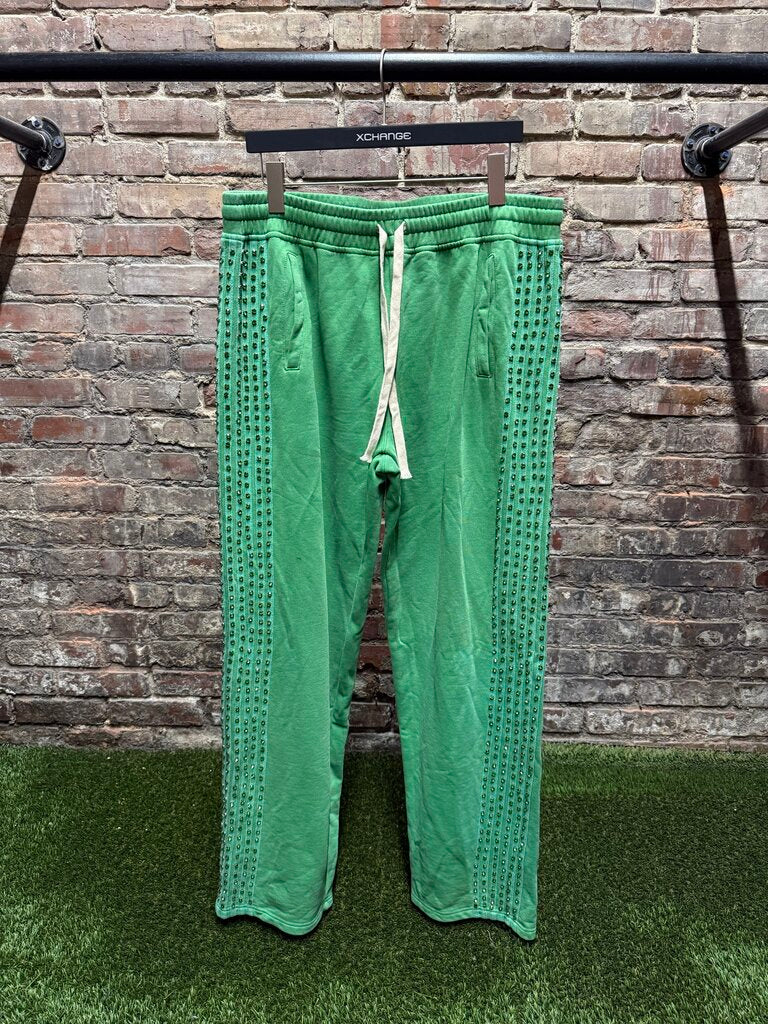 Vale State Crystal Green Sweatpants sz. L