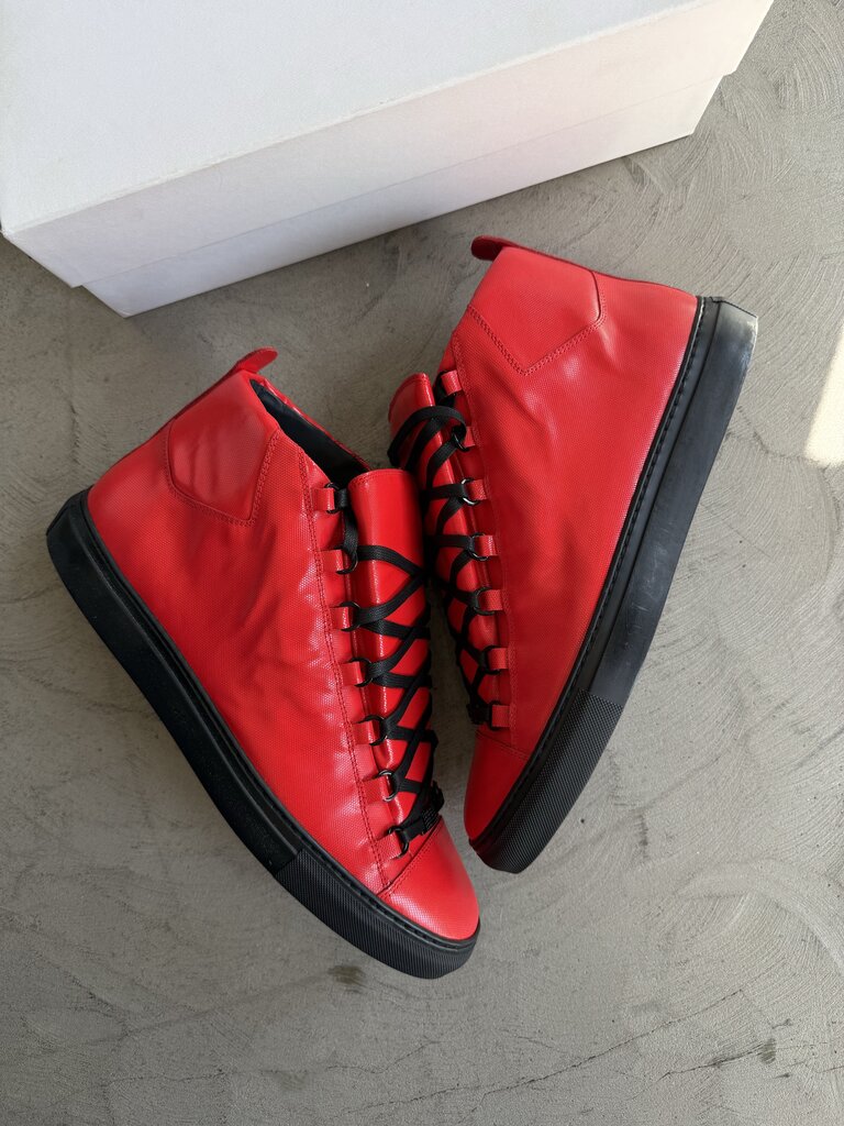 Balenciaga Arena High Red/Blk sz. 45