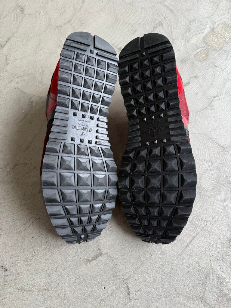 Valentino Garavani Camouflage Rockrunner Red Sneaker sz. 45