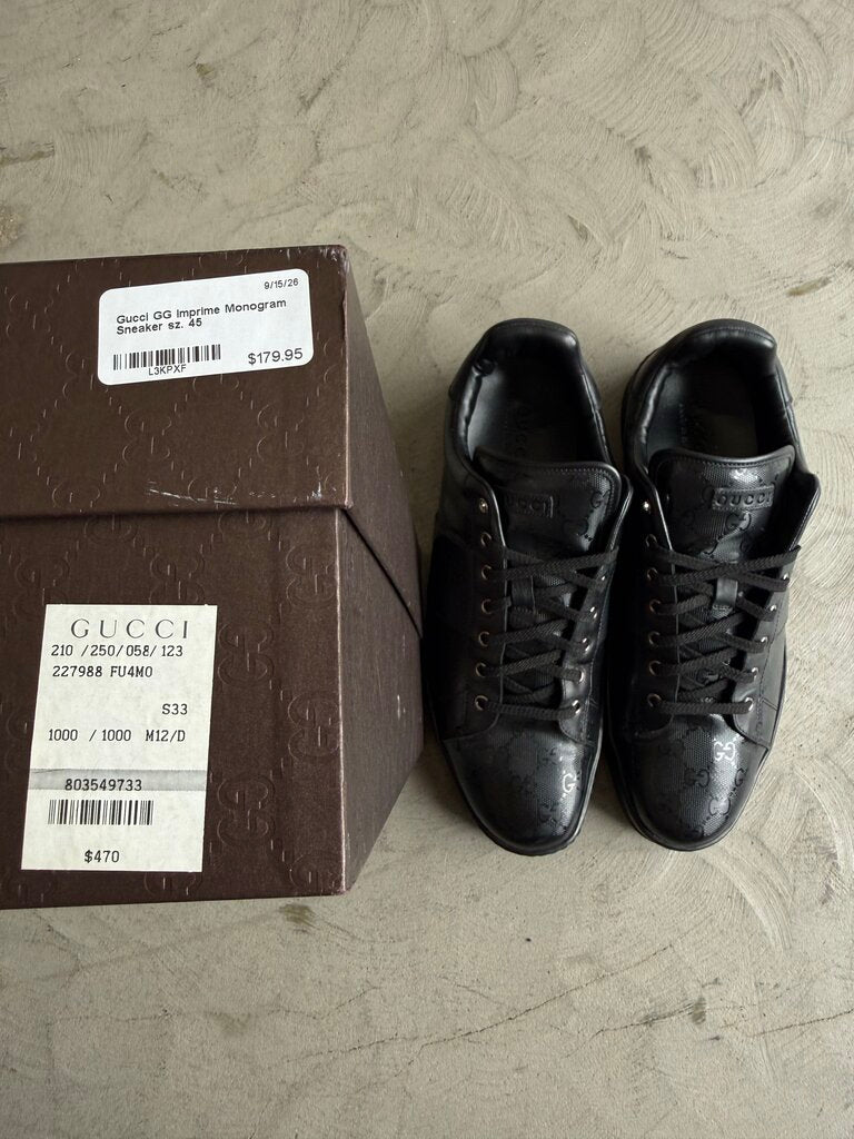 Gucci GG Imprime Monogram Sneaker sz. 45