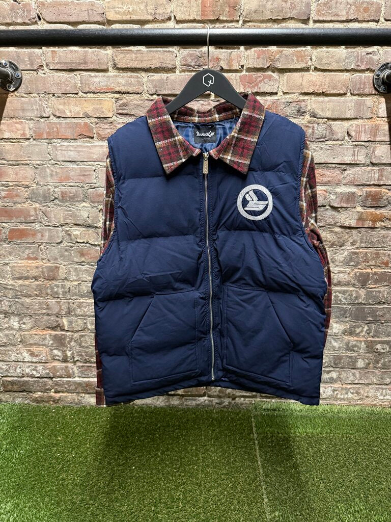 SickÖ Born from Pain Flannel Puffer Vest sz. XL