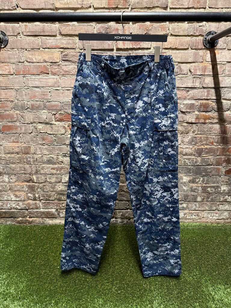 Vintage Digi Cargo Camo Pants Blue sz. 35