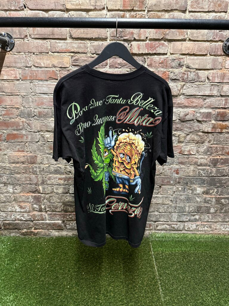 Vintage Cerveza and Mota Graphic Tee