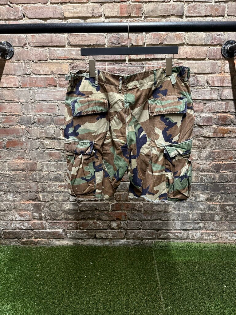 Vintage Camo Cargo Shorts