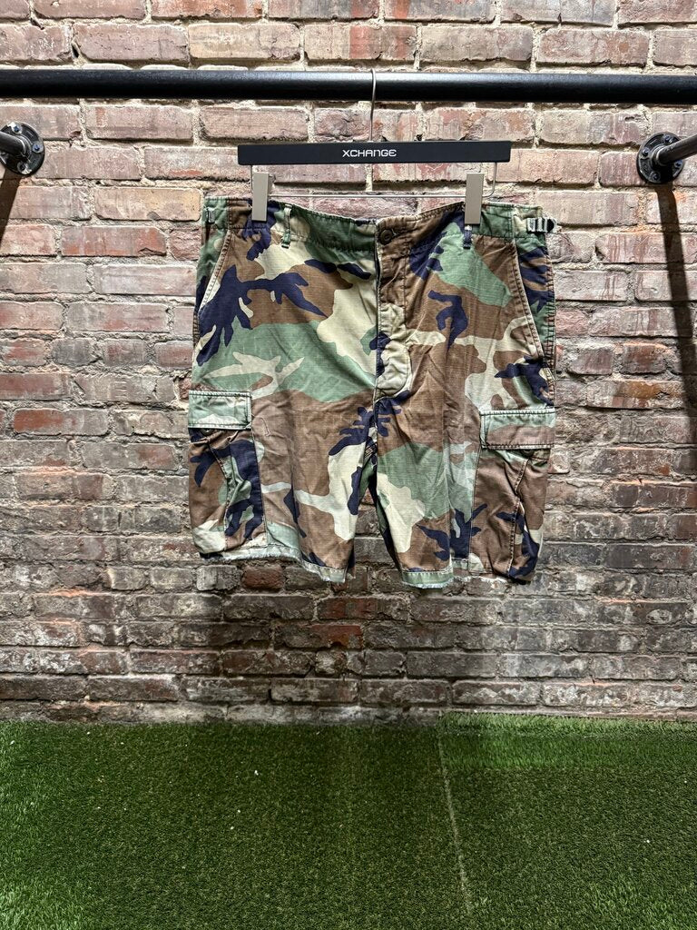 Vintage Camo Cargo Shorts