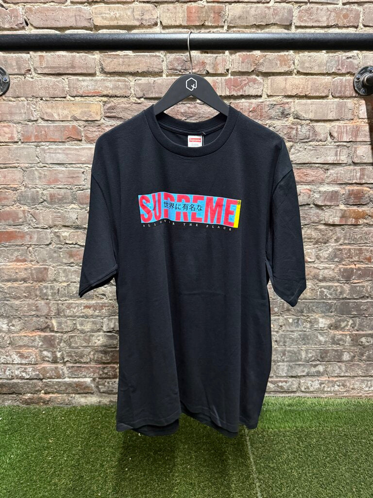 Supreme All Over Tee Black XL
