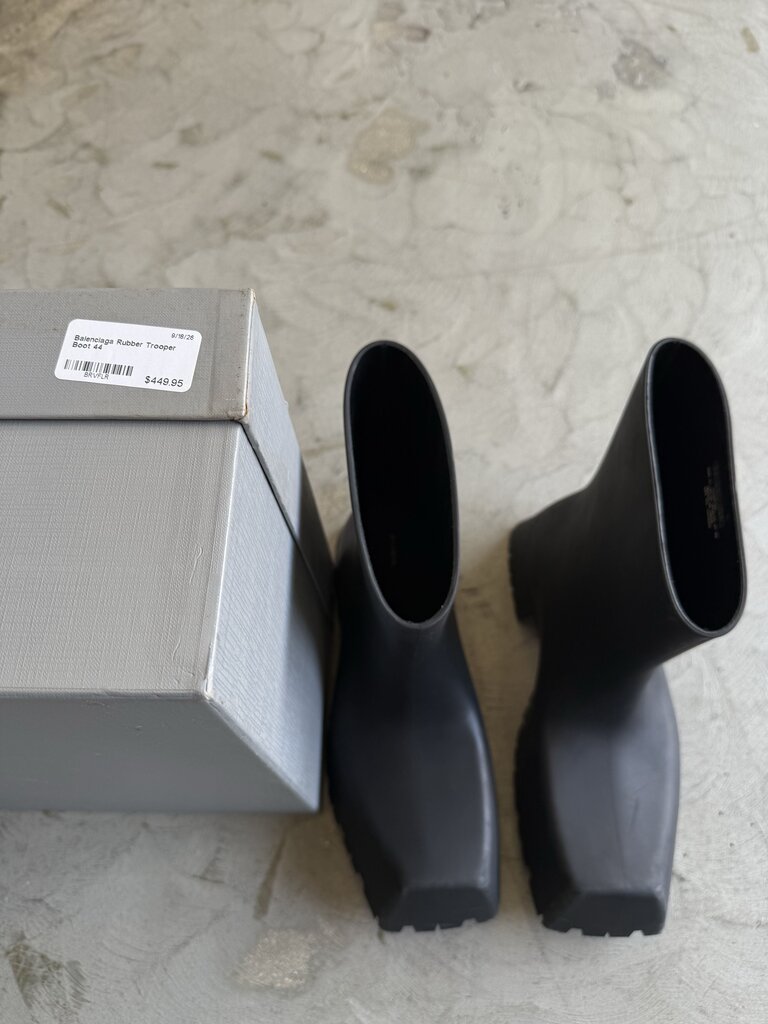 Balenciaga Rubber Trooper Boot 44