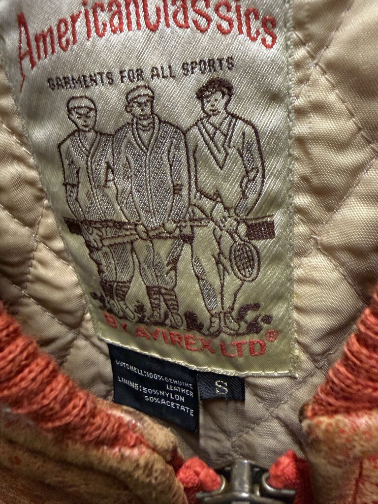 Avirex Stadium Award Jacket Red sz. S