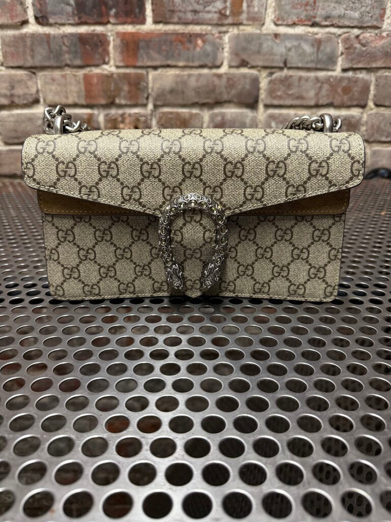 Gucci Dionysus GG Supreme Canvas Small Shoulder Bag