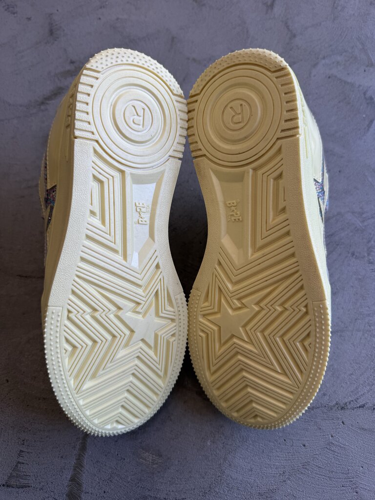 A Bathing Ape Sta Icon Crystal Yellow sz. 5