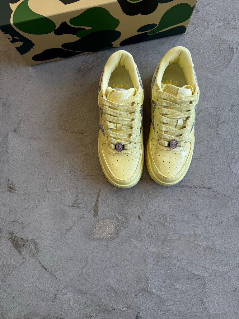A Bathing Ape Sta Icon Crystal Yellow sz. 5