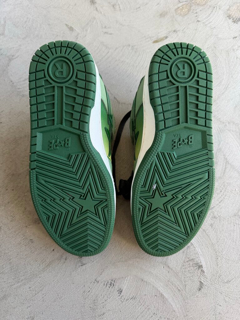 A Bathing Ape SK8 Green sz. 5