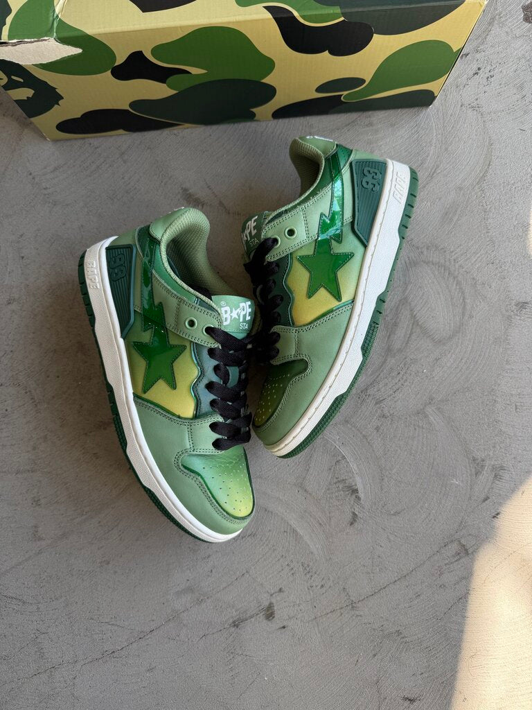 A Bathing Ape SK8 Green sz. 5