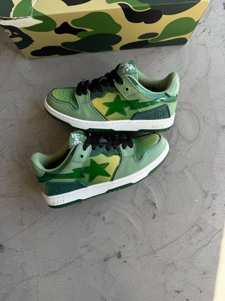 A Bathing Ape SK8 Green sz. 5