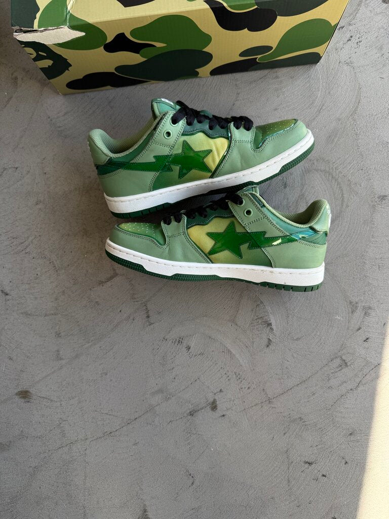 A Bathing Ape SK8 Green sz. 5