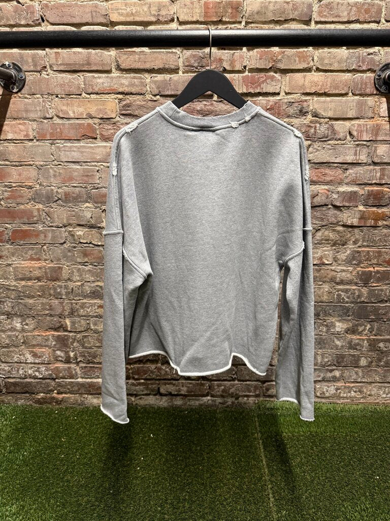 Saint Vanity Bulldog Grey Crewneck sz. M