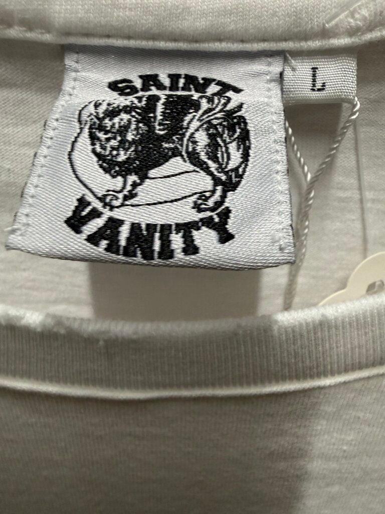 Saint Vanity Bulldog Tee White sz. L