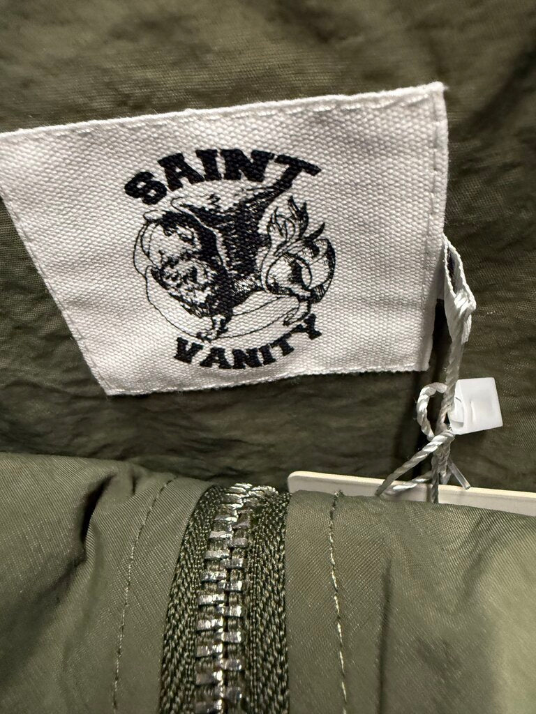 Saint Vanity Nylon Track Hooded Jacket sz. M