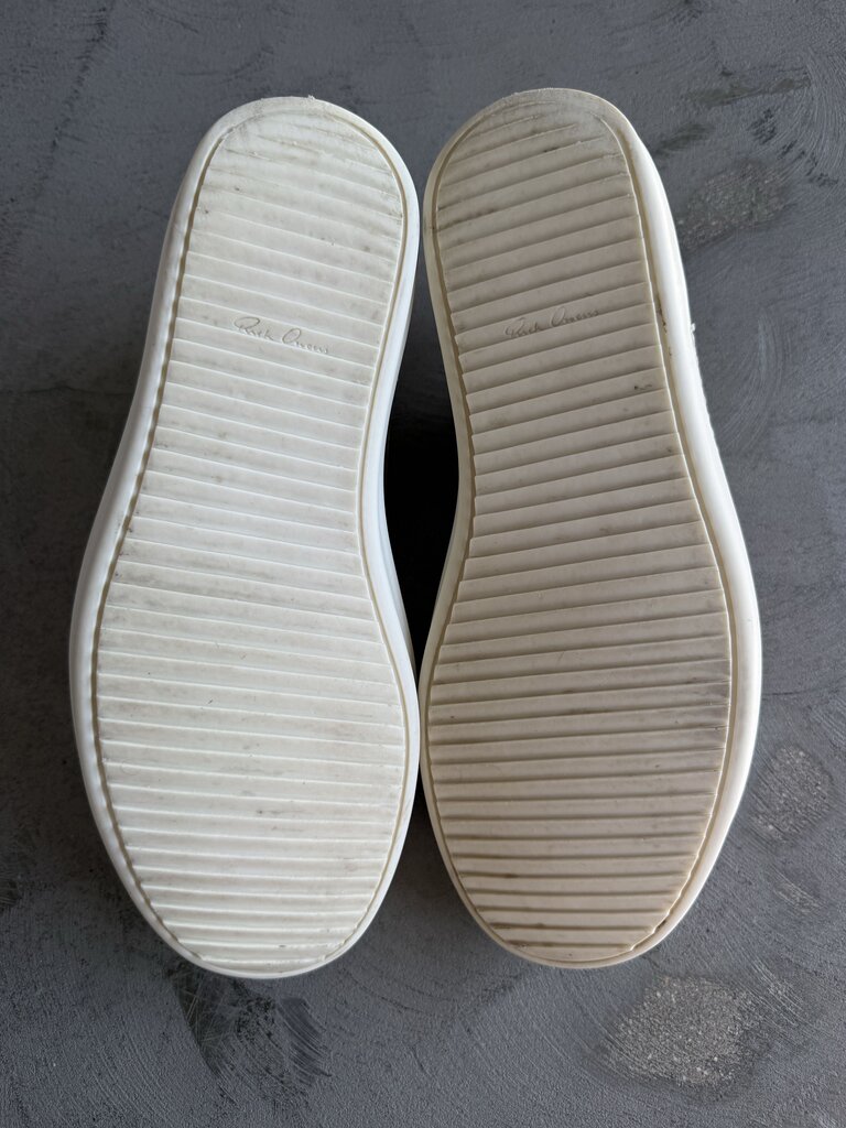 Rick Owen Hollywood Vintage Vans Parchment Milk sz. 43
