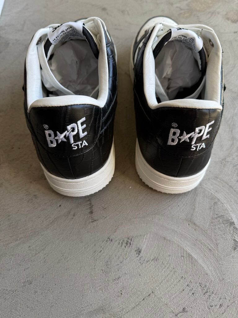 A Bathing Ape Sta #3 Croc Embossed sz. 12