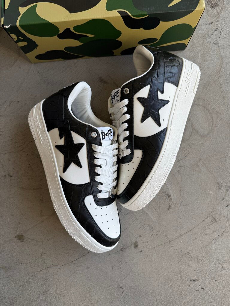 A Bathing Ape Sta #3 Croc Embossed sz. 12