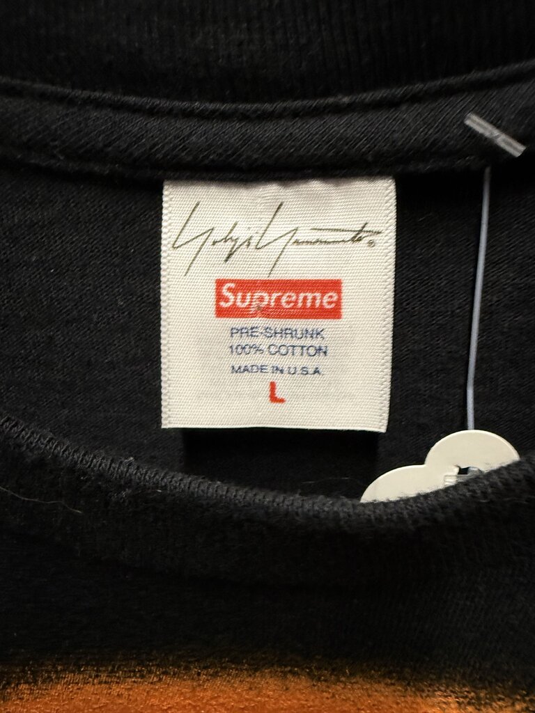 Supreme Yohji Yamamoto Pumpkin Tee Black L