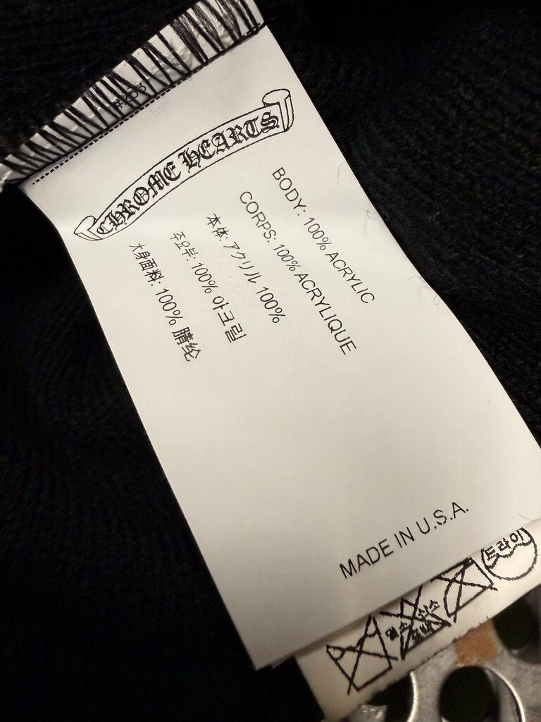 Chrome Hearts CH Logo Beanie Black