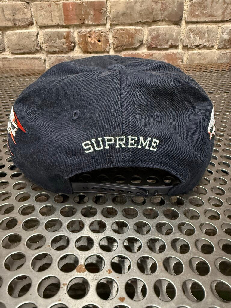 Supreme Skulls Spellout 6 Panel Hat Black