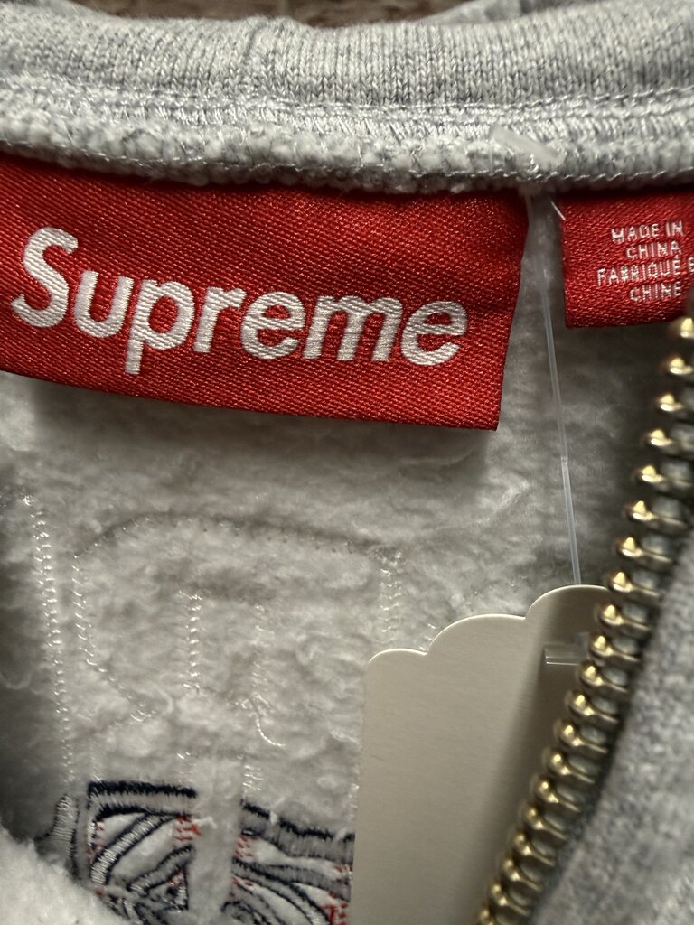 Supreme Blessed Applique' Hoodie Grey M