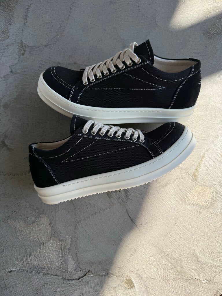 Rick Owens DRKSHDW Vintage Low Black/Milk 44 (nb)