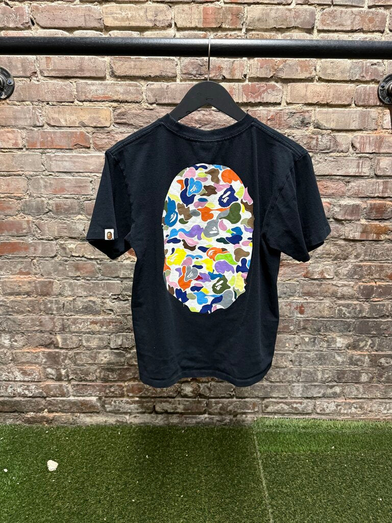Bape Multi Camo Big Ape Head Tee S