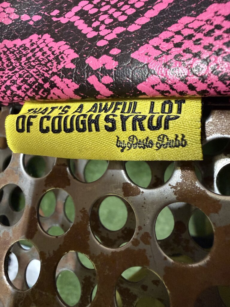 Awful Lot Of Cough Syrup Coin Pouch Pink