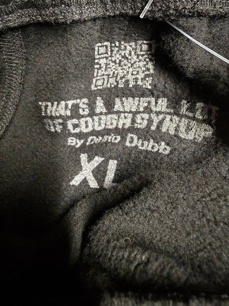 Awful Lot Of Cough Syrup SweatPant Black XL