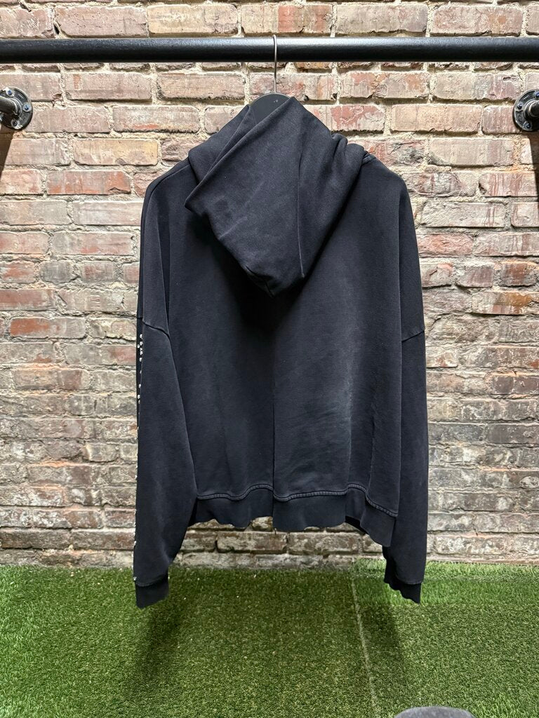 HMDD Crystal Zip-Up Hoodie Black XL
