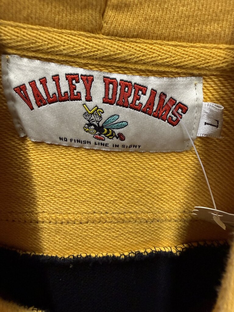 Vale Forever Mardi Gras Collage Zip Up Hoodie sz. L