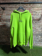 Supreme Tag Logo Hoodie Lime Sz. XL