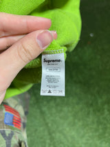 Supreme Tag Logo Hoodie Lime Sz. XL