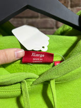 Supreme Tag Logo Hoodie Lime Sz. XL