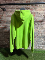 Supreme Tag Logo Hoodie Lime Sz. XL